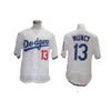 Jerseys de baseball Jersey Dodgers Los Angeles Menes Broidered Fan Edition Elite