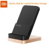 Laddare Original Xiaomi Vertical AirCooled Wireless Charger 55W Max Fast Charging Qi Stand för Xiaomi 13/12/11/10 för iPhone/Samsung