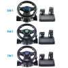 Wheels Racing Racing Wheel Vibration Controller Racing Gamepad 180 graus Vibração do volante de vibração para Switch/Xbox One/360