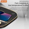 Chargers azeada 5 in 1 15W draadloze laderset met bureaulamp voor iPhone 15 14 Pro/Max/Plus AirPods 3 2 Iwatch snel draadloos opladen