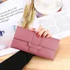財布女性革の財布puファッション大型ソリッドカラージッパーシンプルな性格バッグコインバッグ携帯電話
