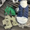 Vestts mode Vest chien Vêtements Pet Coton pour chiens Vêtements Cat Small Vendu Vendu mignon mince Spring Summer Green Fashion Boy Girl Yorkshire