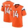 Hommes personnalisés femmes Jeunes de football de football Surtain II Jerseys de football hommes Chubb Pat Patrick Javonte Williams Courtland Sutton Jarrett Stidham Brandon Jones