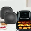 FRYERS 2023 Air Fryer Pan Pan Pan Compatível para Powerxl 6qt 10qt 2pcs Acessórios de Retrolamento Premium