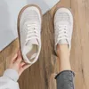 Casual Shoes Women Sneakers 2024 Spring Fashion Designer koronkowy na gęstą podeszwę na zewnątrz spacery z kobietą zapatos