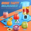 Juicers Mini Electric Juicer Portable Blender Cup USB Laddar Fruit Orange Lemon Blender för Smoothie Shake Kitchen Automatisk Squeezer