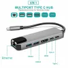 Hubs USB Hub C Hub till Multi USB 3.0 HDMicompatible Adapter för Book Pro Accessories USBC Type C 3.1 Splitter 3 Port USB C Hub