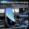 Chargers 30W Car Wireless Charger Stand pour iPhone 11 12 13 14 15 Pro Max Samsung 3 In 1 Adaptateurs magnétiques Téléphone Chargeurs de charge rapide Chargers