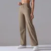 Yoga Straight Leg Sweatpant Womens Loose Tracksuit Pants Wide Outdoor Gym som kör avslappnad 240412