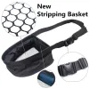 Accessoires Panier de décapage de moulage de ligne maximale avec un panier de pêche à la mouche de drain rapide du sac de transport