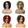 Loose Women's Wavy Naturally Curly Synthetic Heat Resistant Braid Full Wig With Bangs