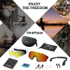 Sonnenbrille PHMAX Cycling Sonnenbrille Polarisierte Fahrradgläser Straße Antiuv Photochrome Linsen Männer Radsportgläser Fahrrad Nachtsicht Brillen Eyewear