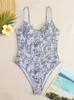 Swimons de maillots de bain pour femmes One Piece Femmes Push Up 2024 Imprimé sexy Sling Monokini Body Body Bathing Forf pour femmes Summer Beach Wear