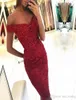 Cheap Sexy Sexy Sexy Red Cocktail Play с плеч короткая полу -клуба одежда Homecoming Plus Plus Size Custom Make4998220