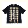 2024 Kapital japanischer Stil reiner Baumwollmetallgürtel Dekorative Musterstil kurzärmelig T-Shirt TX1079 240417