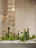 Fleurs décoratives cactus artificiel bionic faux plante verte décoration haut de gamme salon intérieur paysage plancher