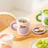 Tazze 1pc tazza di tazza di tazza con copertura maier di frutta da tè d'acqua