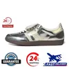 Designer Wales Bonner Leopard Silber dunkelbrauner Leoparden -Druck Sneakers Veganer Laufschuhe Frauen Plattform Schuhe 00s Trainer für Männer