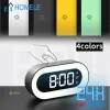 Zegary LED COUD COCK MASKA MASA ZASTOSOWANIE TIMER Student Dziecięcy Dziecięcy Bedside Luminous Electronic Clock Home Bull House House