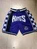 Men's Shorts Charles Barkley Basketball Shorts Just Don Wear Sport Pant Pocket Zipper Isiah John Wall Steve Nash Collin Sexton Bradley Beal Grant W0225