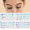 Tattoos Laser Face Stickers Art Tattoo Sticker Waterproof Temporary Tattoo Face Lace Makeup Sticker Eye Decal Glitter Eyeliner Stickers