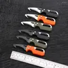 Keychains Portable Keychain Multifunctional Express Parcel Knife Serrated Hook Carry-On Unpacking Emergency Survival Tool Box
