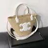 Französische Nischeneinkaufskorb Langer Schultergurt Strandtasche handgefertigtes Urlaubsbeutel Casual Retro Seaside gewebte Tasche