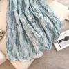 Niche Tie Dyed Chiffon Skirt Summer Design Loose Slimming A Line Small Dress For Women