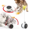 Toys Tumbler Swing Toys for Cats Kitten Interactive Balance Car Cat Chasing Toy With Catnip Roliga Pet Products för Dropshipping