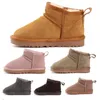 Designer Enfants Boots Snow Kids Kiddler Tasman Slippers Tazz Baby Boot Ultra Mini Girl Boy Winter Winch Warm Mustard Seed Mules Shoe