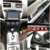 Bilklistermärken för Mazda 6 2008- Inre centrala kontrollpaneldörrhandtag 5D kolfiberdekaler Styling Accessorie Drop Delivery Mo DHPD6