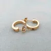 High Edition Fashionable Vancleff oorbellen Love C-vormige oorbellen 18k gouden oorbellen Earstuds dames trendy ontwerp