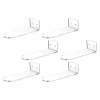 Racks Hanger Plastique Affiche de rangement Rack Clear Shoes ACCESSOIRES D'ÉTAGE DE FLOT