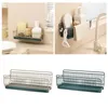 Kitchen Storage Soap Dispenser Towel Holder Brush Organizer Sink Tray Drainer Rack Dish Cloth For Bathroom Counter El