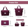 Storage Bags Foldable Female Portable Large Capacity Maternity Travel Duffel Fitness Bag Clothes Packaging Organizer