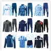 Haaland 23 24 Soccer Tracksuit de Bruyne Mans städer Grealish Sterling Ferran Mahrez Foden 2023 2024 Men Kids Kit Football Training Suit Uniforms
