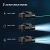 Lichter 1000 Lumen Strobe Taktische Taschenlampe Grün rote Laser LED Combo Gun Light Pistol Laser Sehung Waffe Licht mit 1913 oder GL Rail