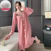 Abbigliamento per il sonno femminile Donne cotone cotone notturno in camicia da notte di grandi dimensioni più 6xl abito da sonno da notte corto da notte