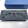 Lenses Denmark Design Glasses Frame for Men Screwless Ultralight Round Thin Titanium Eyeglasses Fashion Prescription Reading Eyewear