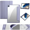 Står för Samsung Tab A8 -fodral med pennhållare Clear Back Magnetic Cover för Galaxy Tab A8 A 8 SM X200 -fodral för Samsung A8 -tablettfodral