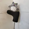 Clubs New Golf Putter Head Cover Knit & Totoro Handmade Magnetic Golf Putter Headcover 2 Models Drop Shipping