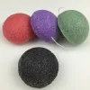 Scrubbers 4pcs Exfoliator Cleanse Konjac Sponge Natural Konjac Konnyaku Puff Wash Cleaning Sponge Esponja Maquiagem Makeup Konjac