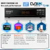 Finder DVBS2 H265 Receptor de satélite DVBS2 Internet Tela ao vivo DVB2IP HEVC decodificador de satélite HD T2MI Receptor SAT Finder Biss/Vu