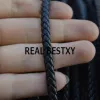 Strands REAL BESTXY 5m/lot Super fiber leather 5mm leather cord black braided leather cords for DIY jewelry bracelets cords material