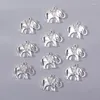 Charms HeyUyao 10pcs Silver Color Alloy Metal Small Elephant Cross Pendant Fit Bijoux Animaux