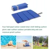 Oreiller quatre fois à l'épreuve d'humidité siège portable S confortable tapis de pique-nique multifonctionnel pour la plage de parc