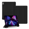 Tablet PC -cases Zakken Smart Tablet Case TPU Siliconen Stijlvolle kras en schokbestendige potloodhouder geschikt voor iPad Pro11/10.2/10.5/10.9/12.9