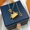 V Shape Necklace Women Designer Necklace Gold Plated 18K T0P Quality Official Replica Fashion Classic Style Luxury Anniversary Gift