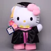 Stagione di laurea bambola peluche kuromi melodia cannamoroll uniforme accademica di laurea cappello da dottore plushies giocattolo regalo studente