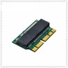 SSD PCIe -adapter Aluminiumlegering Shell LED Expansion Card Computer Adapter Interface M.2 NVME SSD NGFF till PCIe 3.0 X16 Riser